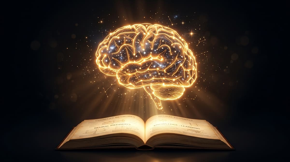 Mind Mine Neural Brain and Illuminated Book